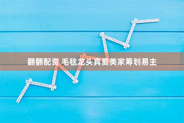 翻翻配资 毛毯龙头真爱美家筹划易主